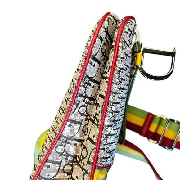 Dior Multicolor Crossbody Bag with Yellow Accent - Picture 8 of 13